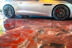 Pavimentos resina Hormidag Garajes y concesionarios de coches
